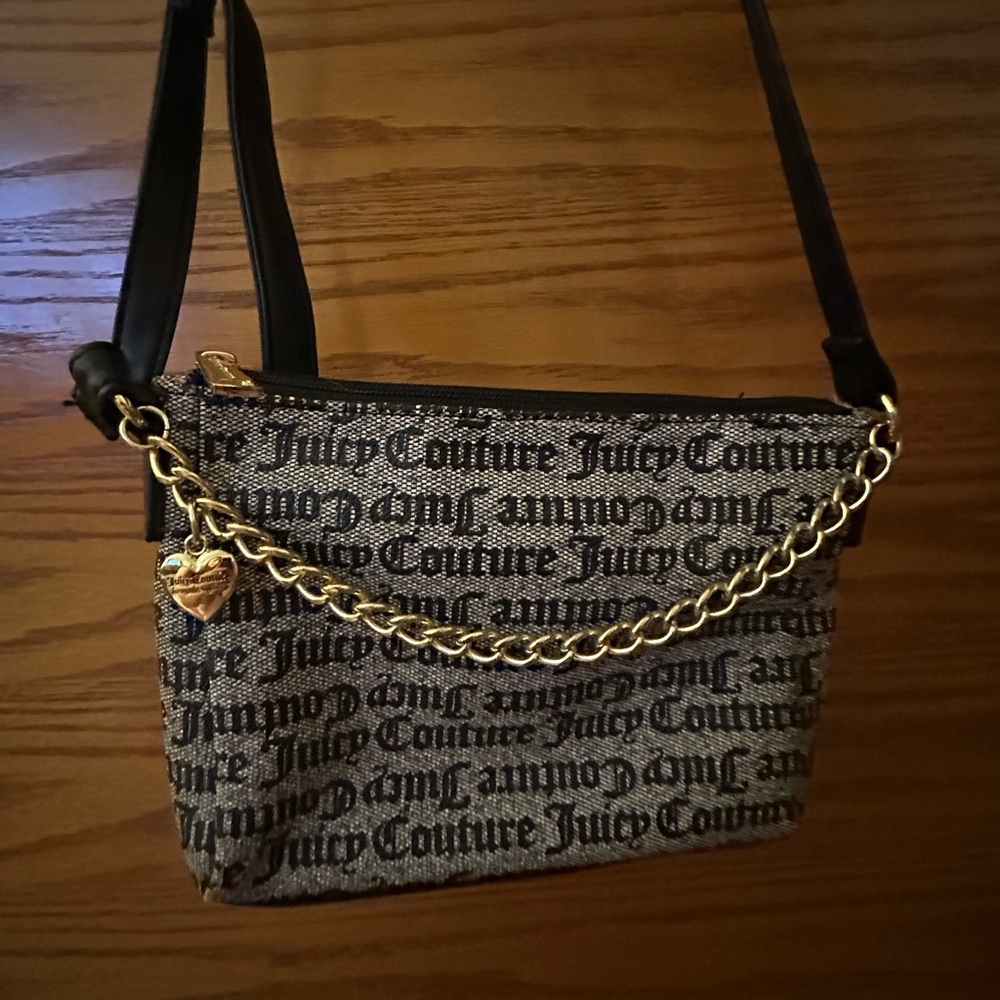 Juicy Couture Black and Gold Women's Bag